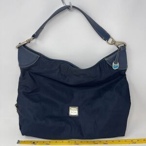 Dooney & Bourke Women’s Navy Blue Detachable Top Handle Hobo Bag